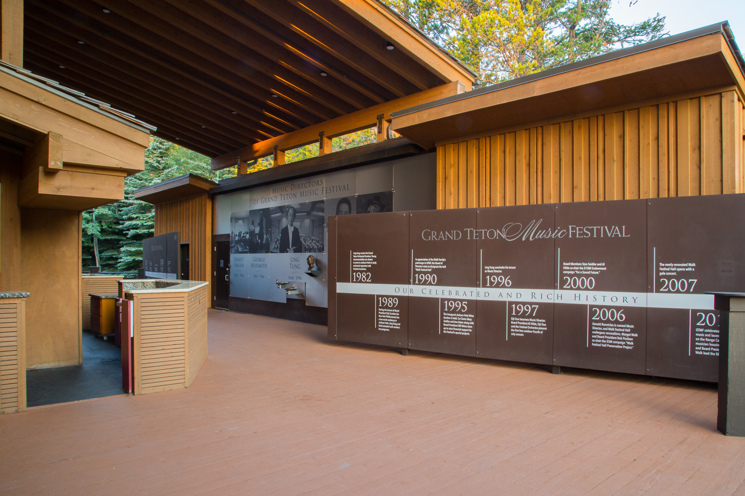 Grand Teton Music Festival Donor Recognition Displays